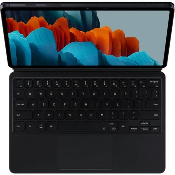 Samsung - Galaxy Tab S8, Tab S7 Book Cover Keyboard